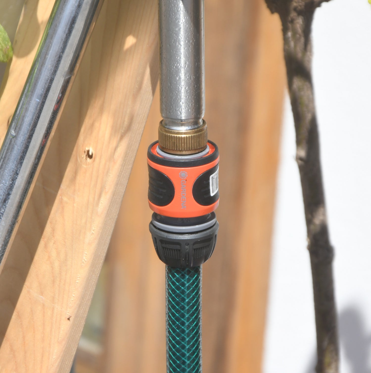 Adapter Stecksystem Gardena kompatibel 1/2" Innengewinde / Messing verchromt