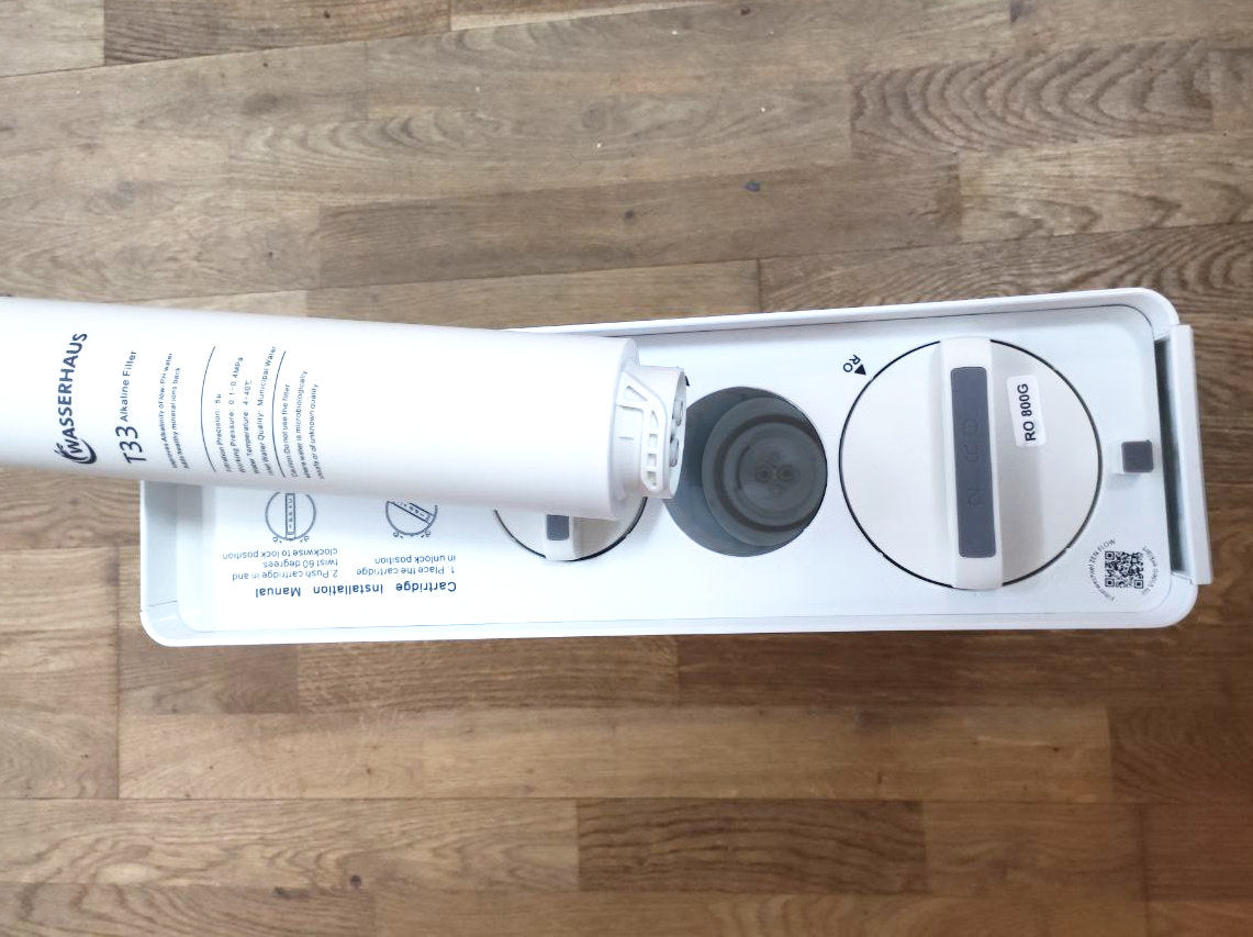 Aquadea "ZEN FLOW Set" – Direct Flow Umkehrosmoseanlage mit vorgeschaltetem Aquadea Kristallwirbel®-Inlinewirbler