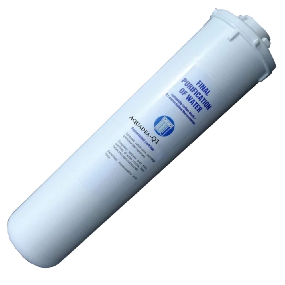 Filter cartridge "Aquadea-Q1" 2-stage filter cartridge with germ barrier and activated carbon block