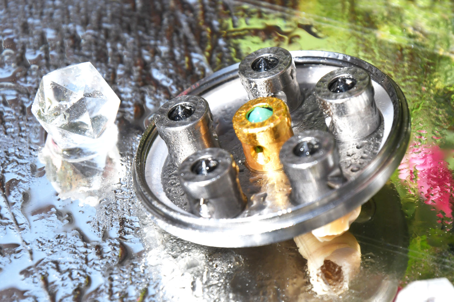 Aquadea Kristallwirbel-Dusche Gioia Verde Venusblume