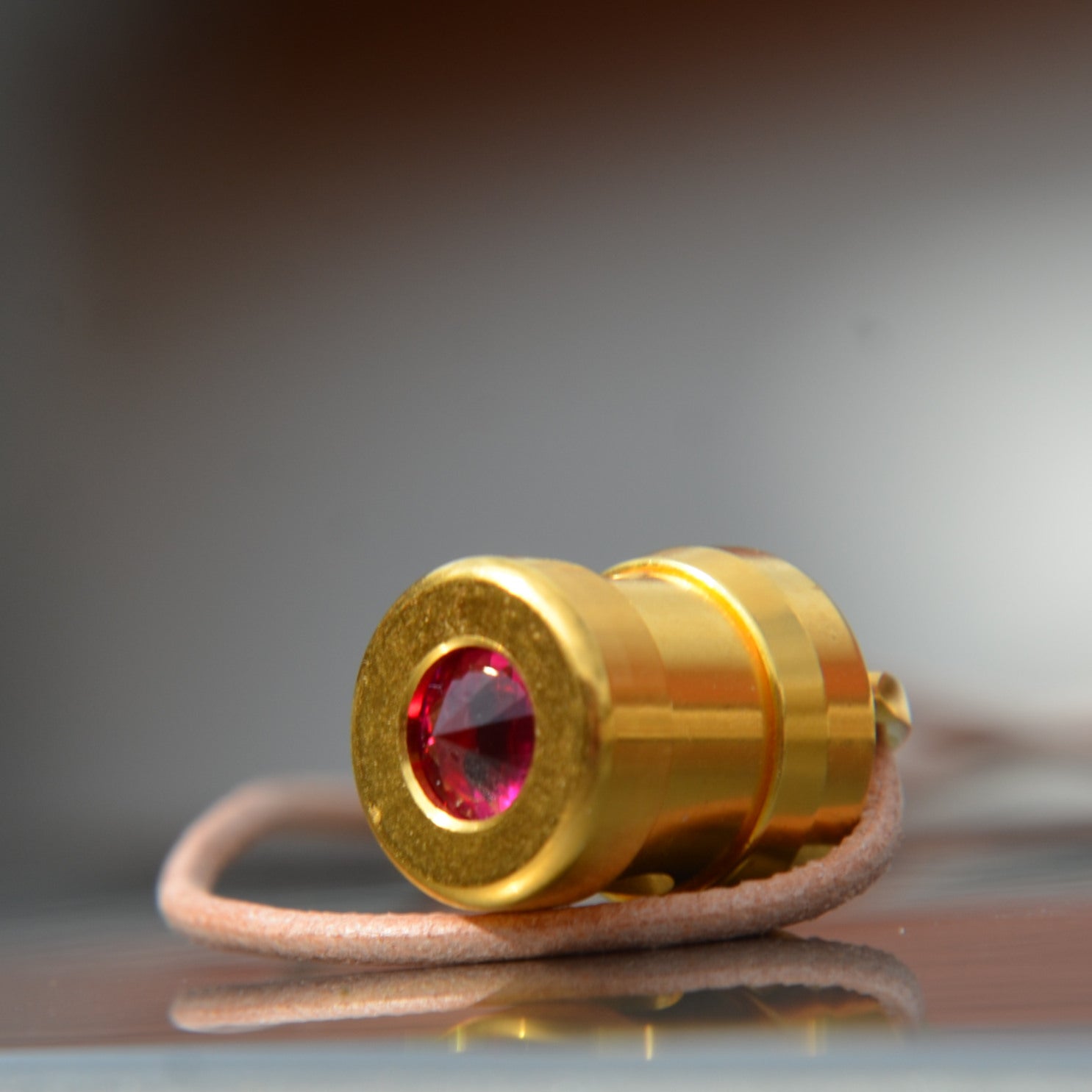 Cohérence One Smaragd - Gold | Herzkohärenz Anhänger - Gold, Smaragd, Tantal, Highflow, Rubin