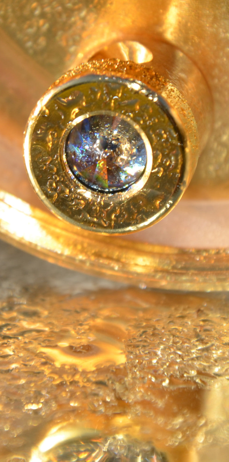 Kristallwirbel® Dusche "High-Gold Quantum 6" Titan-Gold