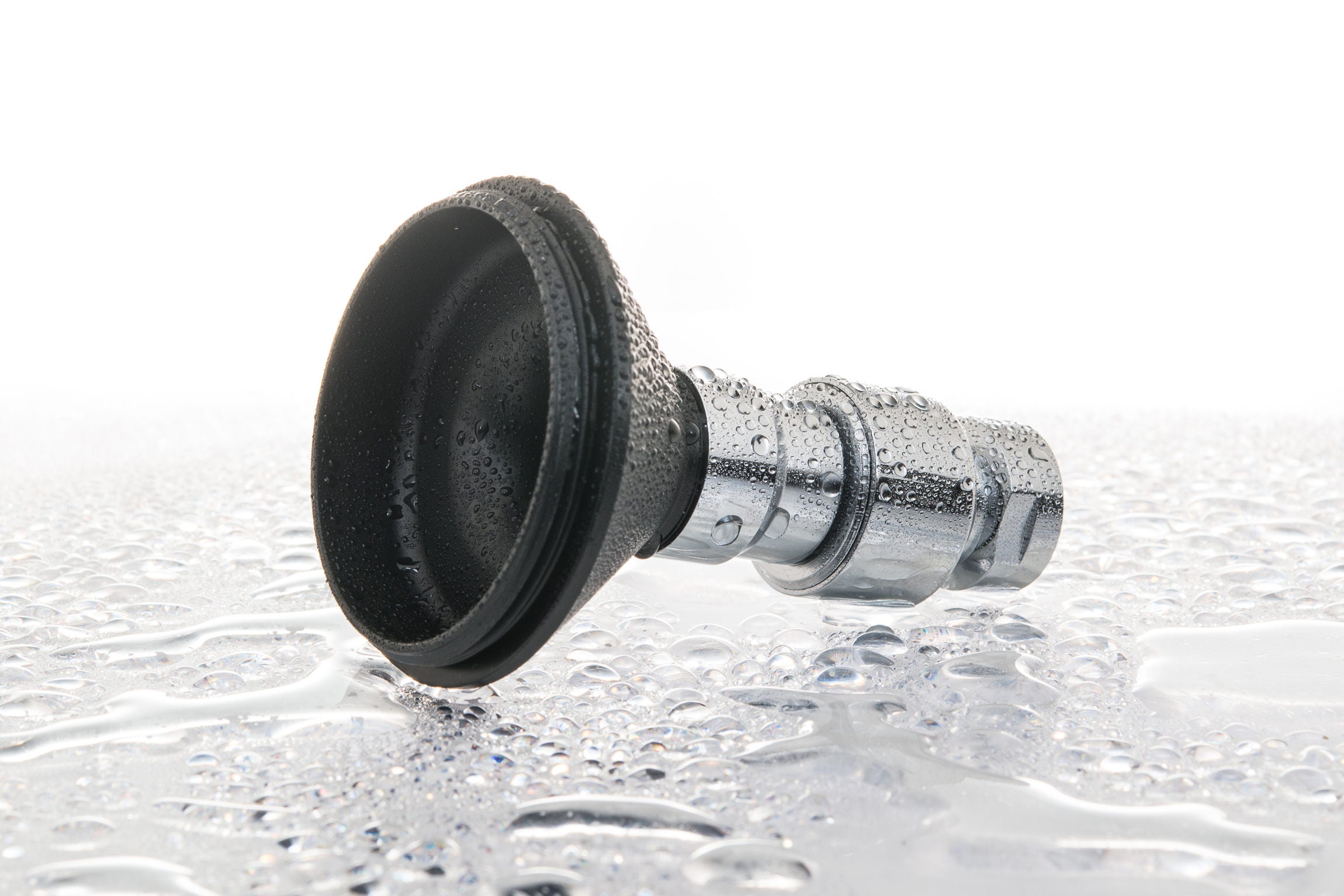 Kristallwirbel® Dusche "Flow" Titan-Silber| Sinnsuche & Erfüllung