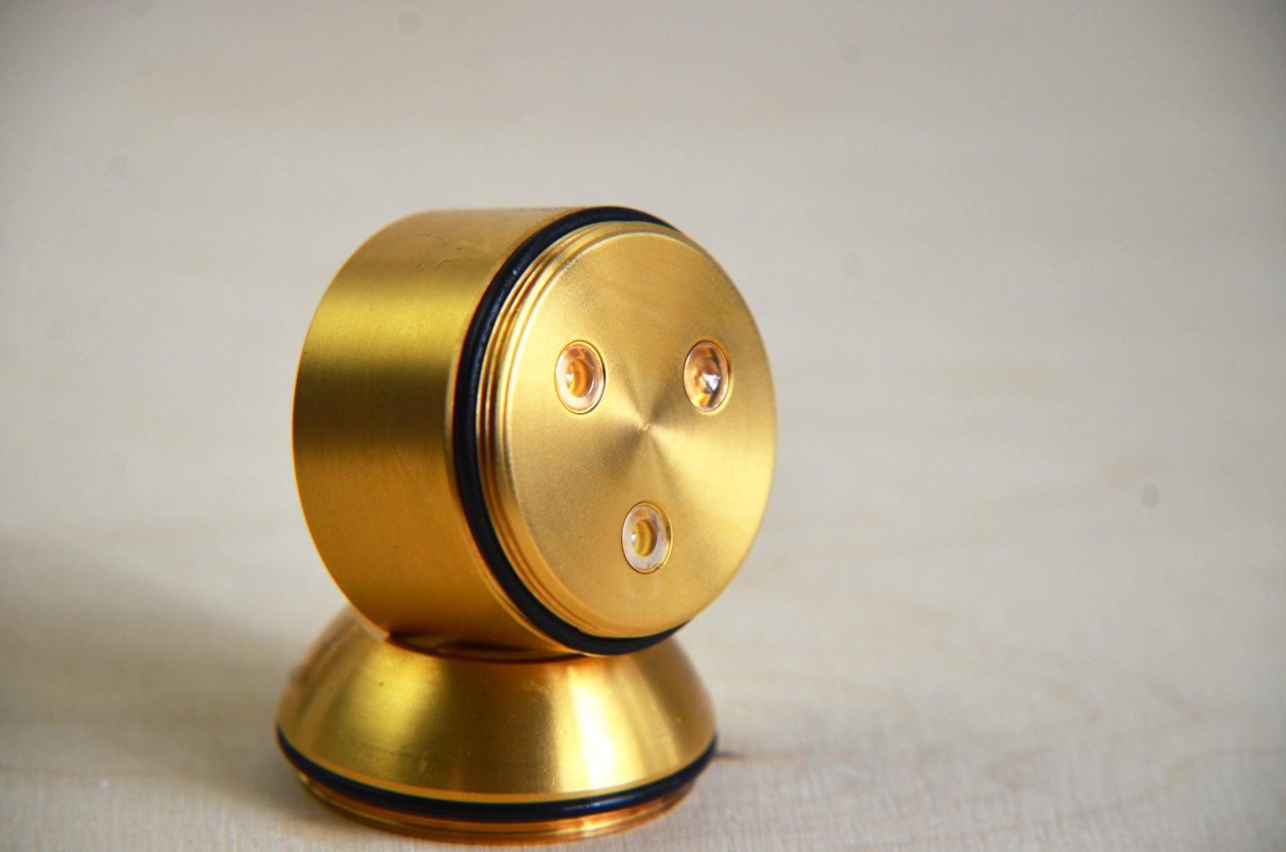 Kristallwirbel® Water Swirler "Trinity" | Titanium Gold | MODULE