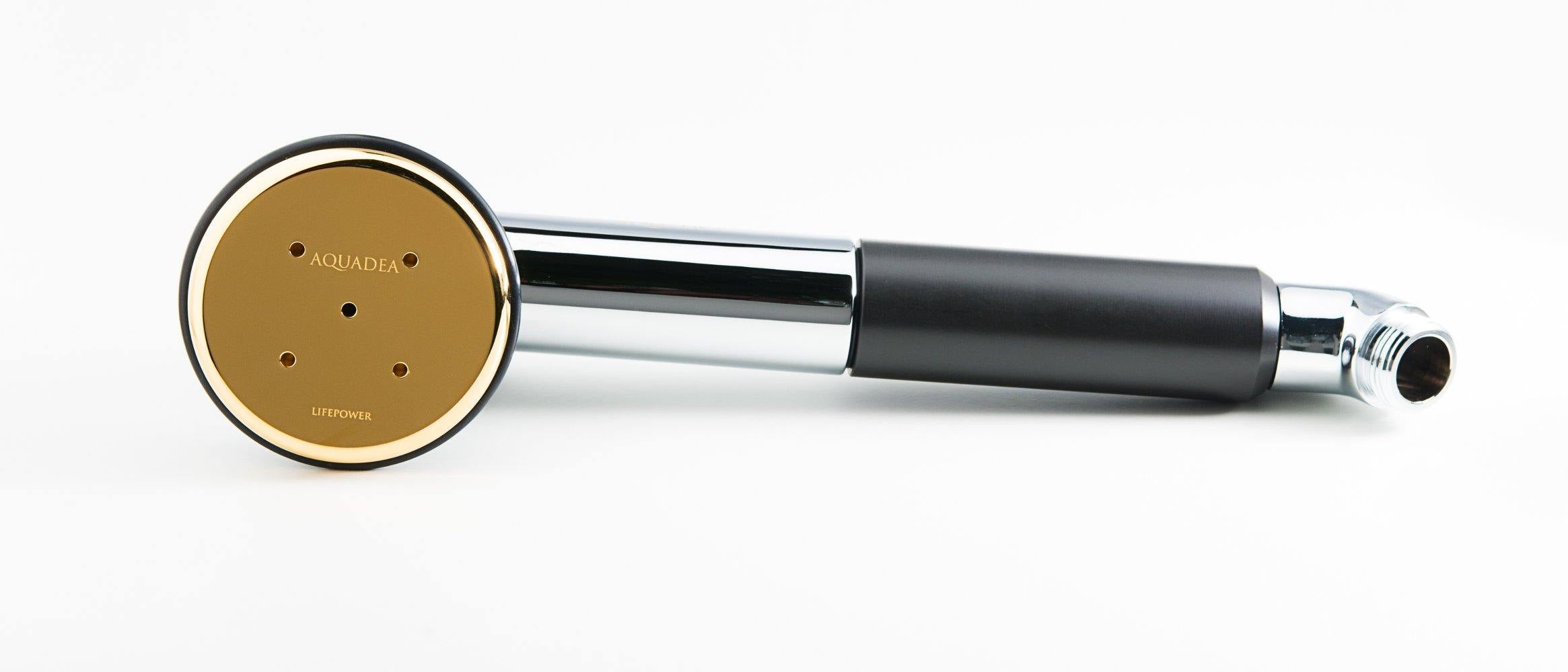 Kristallwirbel®-Kammer Duschkopf LifePower 5 "Sonne" | Gold - AQUADEA GmbH