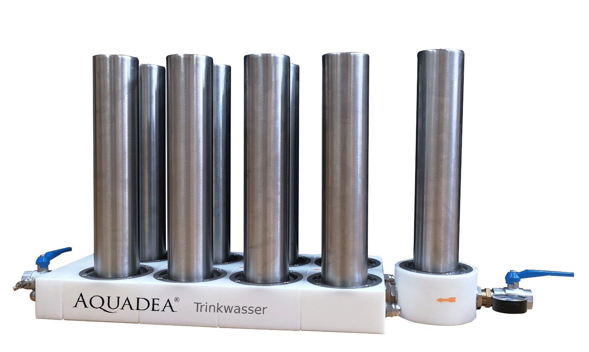 Hausfilter-Anlage "Villa P8" | mit 9 Filterkartuschen | Hochleistungsfilter De Luxe - AQUADEA GmbH