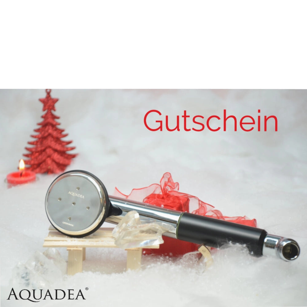 Aquadea Weihnachten Geschenkgutscheinkarte