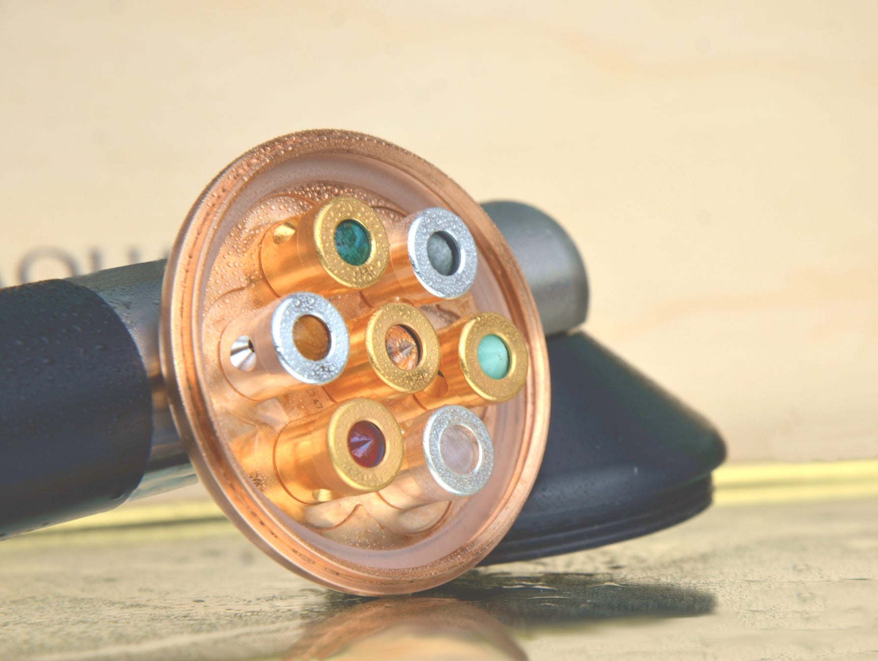 Kristallwirbel® Dusche "Lebensfreude Bronze" Bronze | Freude & Fülle