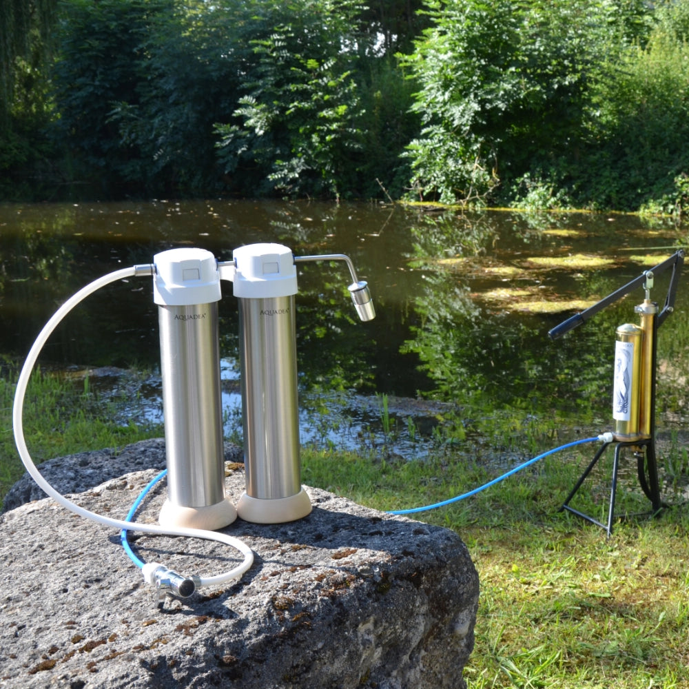 Not-Versorgung Trinkwasser: Autark Hand-Pumpensystem | Outdoor, Survival, Camping, Wasserfilter