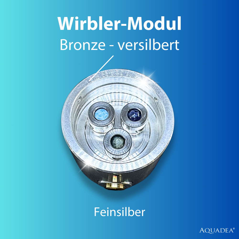 (NEU) Wasserverwirbler Inline Opulence 3 Blue Light (Aquamarin/Larima/Iolith)