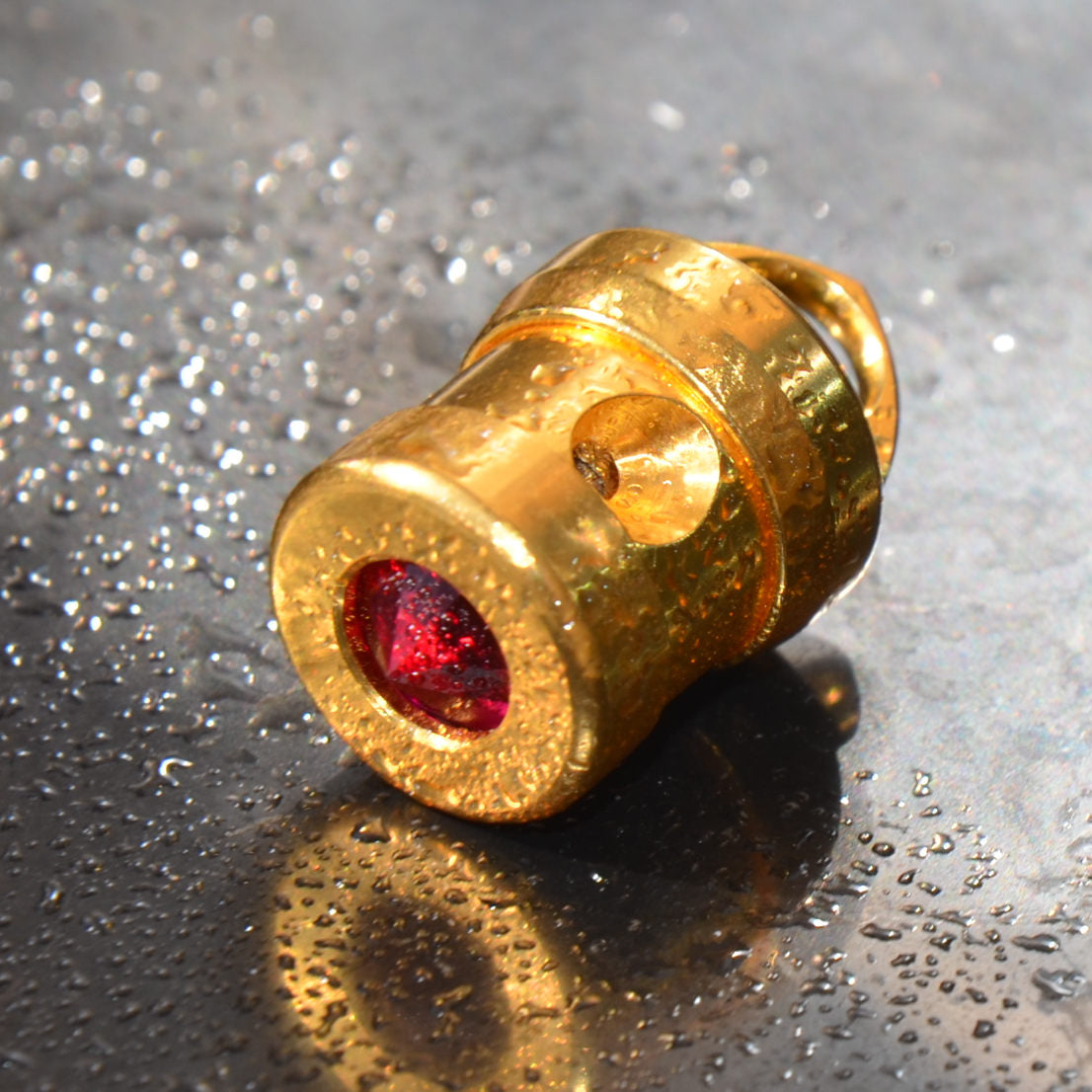 Cohérence One Smaragd - Gold |   Herzkohärenz Anhänger   -  Gold, Smaragd, Tantal, Highflow, Rubin