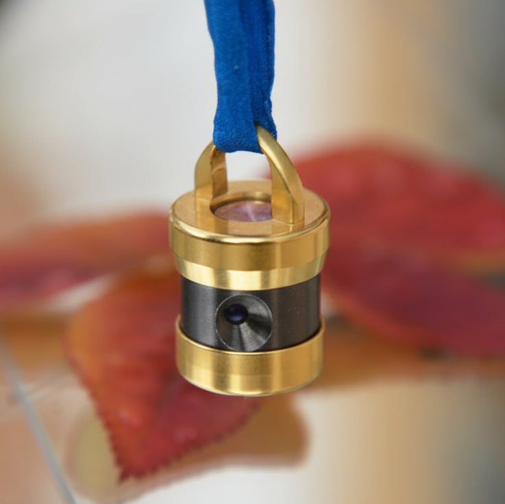 Aquadea Courage Tansanit Anhänger gold Ruthenium
