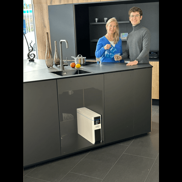 Aquadea "ZEN FLOW Set" – Direct Flow Umkehrosmoseanlage mit vorgeschaltetem Aquadea Kristallwirbel®-Inlinewirbler