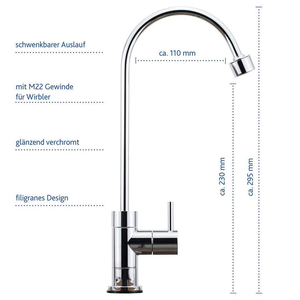 1-Weg-Wasserhahn "Novara" - AQUADEA GmbH