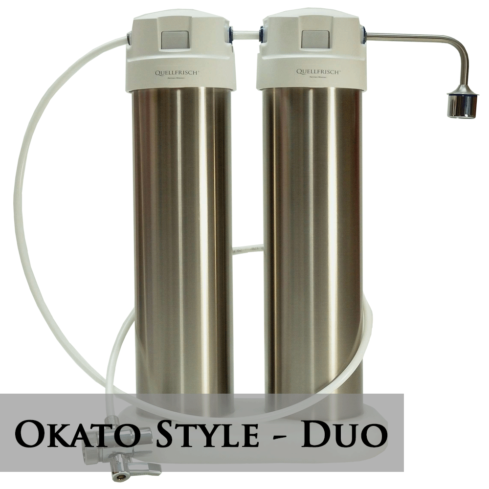 Auftischfilter Okato® Style | Schadstoff- und Keimfilterung bei Leitungswasser